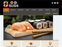 Tablet Screenshot of 1001-sushi-bordeaux.com